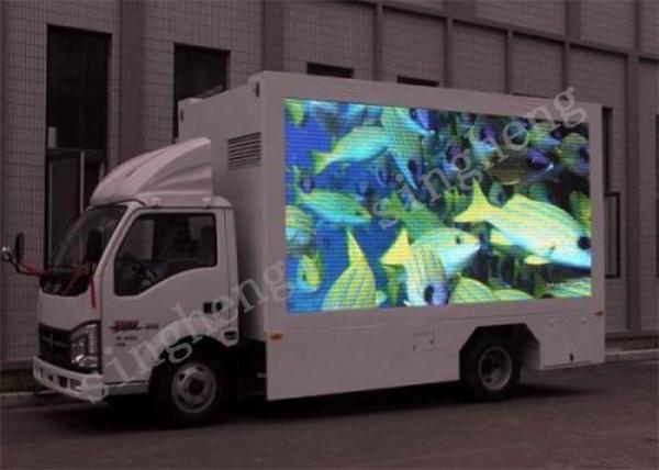 Stable Mobile Advertising Signs , P4 Truck Mobile Led Display For Concerts