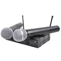 China Black Handheld Wireless Microphone Karaoke System 40Hz-18KHz UHF-585 on sale