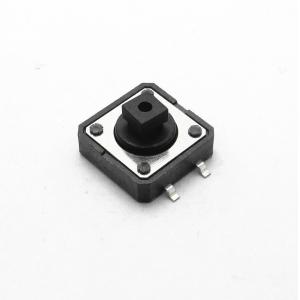 China 12*12mm tactile switch, 4 pins DIP tact switch, push tactile switch supplier