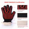 China 932F Extreme Heat Resistant BBQ Gloves BBQ Grill Glove For Cooking Baking wholesale