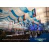 China Beer Festival Outdoor Event Tent With Colorful Lining 40M X 50M Resist 100km / h Wind wholesale