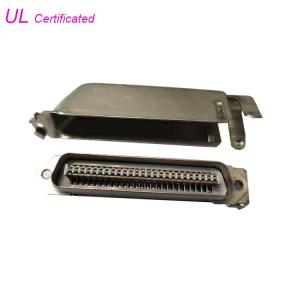 China Custom PBT IDC Male Connector Plug 50 Pin Connector With Screws supplier