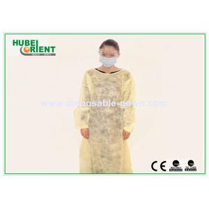 35g/m2 Flexible Elastic Wrist Disposable SMS Isolation Gown