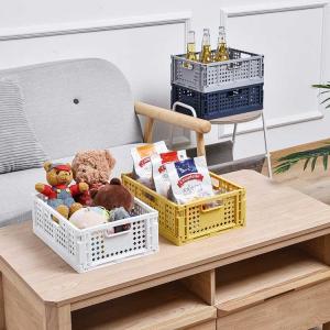 China Drainable Practical Folding Plastic Crates Kitchen Use Stackable Collapsible supplier