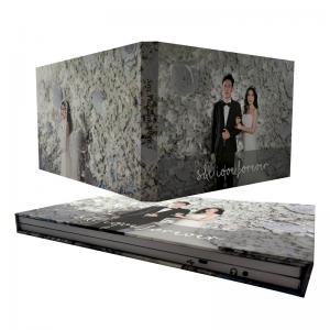 7 Inch IPS Display Wedding Video Book With Rechargeable Battery Video Album