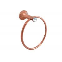 China Wall-mounted Bathroom Accessory Towel Ring  Zinc Alloy and Crystal on sale