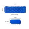 Egg Groove Shaped Outdoor Sleeping Mat With Pillow Folding Sleeping Mat Camping
