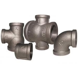 China Female Threaded Malleable Cast Iron Pipe Fittings Reducing Pipe Tee ANSI / BS Standard supplier