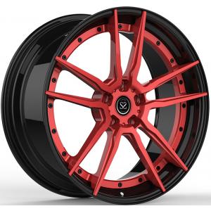 Fit for BMW Z4 Staggered 19 20 inches Red+Gloss Black 2-PC Forged Aluminum Alloy Wheels