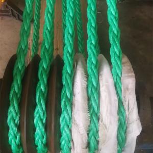 Laying Cable Ship 8 Strand PP Rope With Galvanized Steel Wire Core