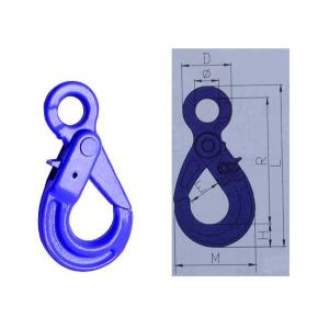 JTR-HL13 G100 European Type Eye Self-Locking Hook with Min Breaking Strength for Hoist Accessories