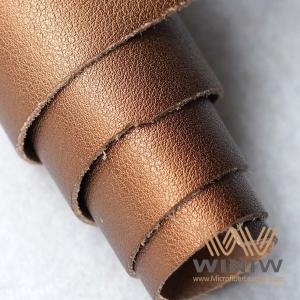 Leather Substitute Material Brown Faux Leather Upholstery Fabric for Handbags PVC Leather