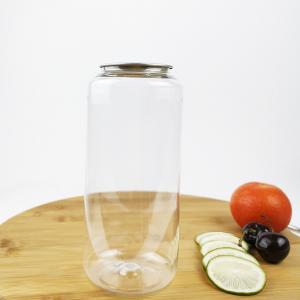 China 700ml Clear Empty Container Bottles Can Lids Essential Oils Beverages supplier