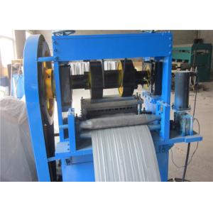China Rib Lath Machine Stable Property en acier galvanisé avec Decoiler 10mm Rib Deep supplier