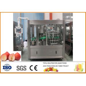 China Peach \ Apricot \ Ou Li 6000 Bottles Of Glass Bottle Beverage Production Line Per Hour wholesale