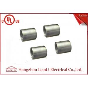 China 1-1/4 inch 1-1/2 inch Electro Galvanized IMC Coupling 3.0mm Thickness Inside Thread supplier