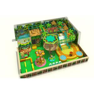 Multilevel Jungle Kids Indoor Playground Equipment With Multiple Play Games