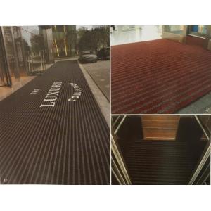 China Tufted Cut Pile Entrance Door Mat Heavy Duty Brushing 9mm Thickness supplier