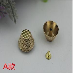 Fashion  gold pattern 10 mm metal die-cast zinc alloy dome pop rivet for bag bottom