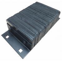 China Horizontal Laminated Rubber Dock Bumpers Rectangular Loading Dock Rubber Bumper on sale