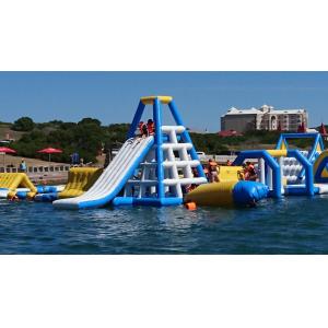 Customized Blow Up Water Parks Puncture Proof Inflatable Floating Water Park ASTM