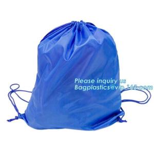 Recycled Foldable Nylon Polyester Tote Bag with logos polyester shopping bag Custom advertising handle non woven bag PAC