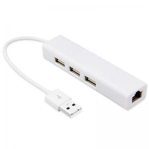 China 2 In 1 Plastic ABS Slim 3 Port 100Mbps USB 2.0 Hub supplier