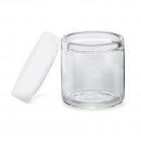 China 6ml Glass Concentrate Container 6ml Glass Containers Drip Silicone Lid on sale
