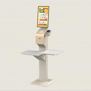 21.5 Inch Self Ordering Machine With Thermal Printer And QR Scanner Credit Card Reader