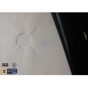 China PTFE Coated Fiberglass Fabric Stovetop Burner Protector 10.6&quot; Non Stick Beige wholesale