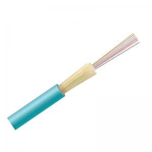 MM Mini 12 Core OM4 Fibre Cable LSZH Bare Fiber Optic Cable Aqua 50/125