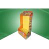 China Yellow Retail Desktop Pop Cardboard Display Stand For Kid ' S Game Products wholesale