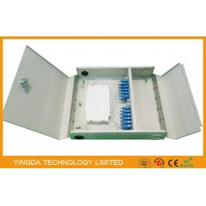 Two Door single / multi mode Fiber Optic Termination Box Cold Rolled Steel Sheet Material