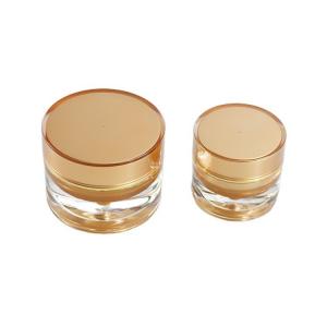Customized Bottle Color Acrylic Cosmetic Container Cream Jar for Unique Shape Luxury