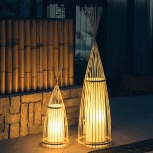 China Chinese Bamboo Led Floor Lamps Standing Led Floor Lamps for Living Room Decorative Floor Lamp（WH-WFL-03) supplier