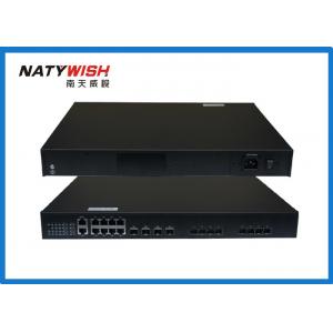 216Gbps Switching Capacity EPON OLT , High Reliability Black GEPON OLT