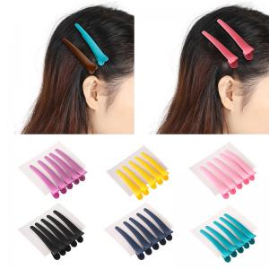 China Fashionable Hair Coloring Accessories Colorful Duck Mouth Hair Clip For Salon / Home supplier