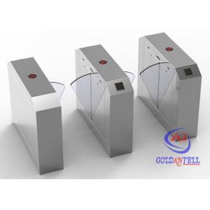 Half Height Infrared access control Flap Barrier Gate Manual Card Collecting Turnstile