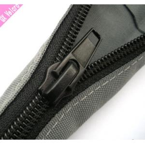 China Black PET Zipper Cable Sleeve Braided Wrap Expandable For Cable Management supplier