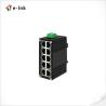 Mini Industrial Ethernet Switch 12~48V DC redundant power with reverse polarity protection