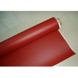 China Electric Insulation Single Side Silicone Coated Fiberglass Fabric 0.25 - 0.8mm Thickness supplier
