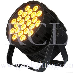 China El poder más elevado al aire libre de la luz del par de IP65 24x15w RGBWA 5in1 LED llevó el estroboscópico llevado luz/el color del partido del club de las luces del par supplier