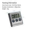China DTH-23 Digital Count Up And Down Magnetic Timer Clock With Alarm Fast Setting For Cooking Digital Countdown Kitchen Timer wholesale