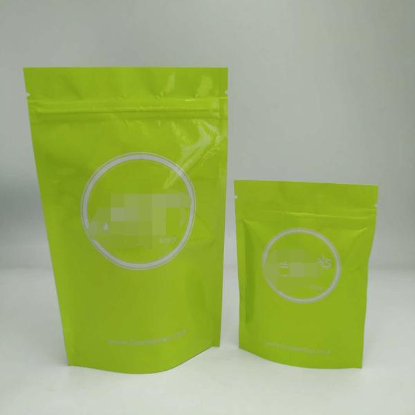 FDA Self Seal Zipper plastic pouch bag Aluminum Foil with Bright Colors