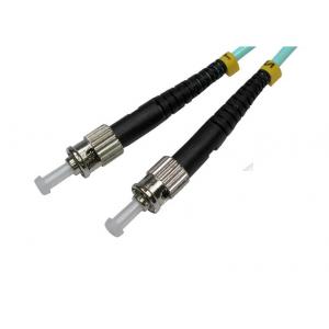 Black FTTH simplex ST Fiber Optic Connector with Ferrule , PC / UPC