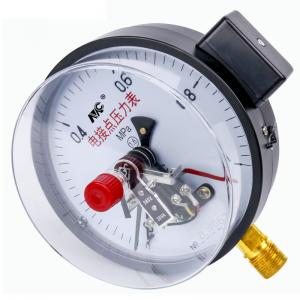 China YXC-150 Magnetic Aid Electric Contact Pressure Gauge With Bottom Connection supplier