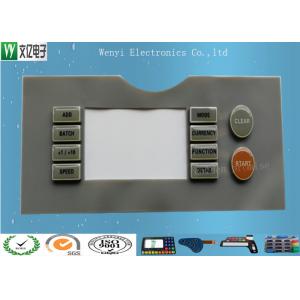 China Teclado numérico da borracha de silicone de 45 graus, sentimento do toque do tratamento tátil da cola Epoxy do teclado numérico bom supplier