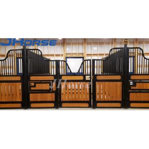Prefabricated Timber Luxury 304ss Movable Horse Stalls Fronts  3.5m