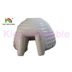 China Waterproof White Inflatable Event Tent Tunnel Transparent Dome Roof For Rental Business supplier