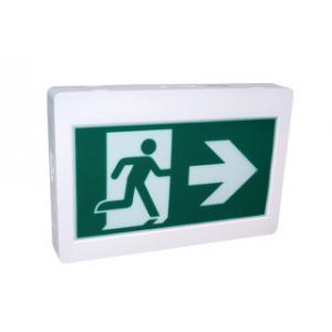 China Running Man Plastic Housing Emergency Exit Lights Applied In Corridor Exit supplier